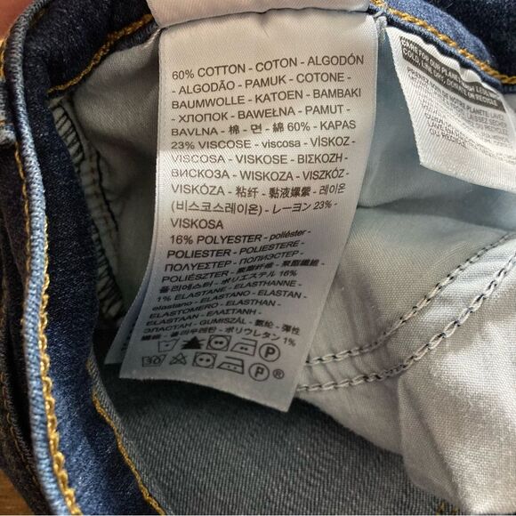 Levi’s 724 High Rise Straight Leg Jeans Size 33 - Picture 3 of 7